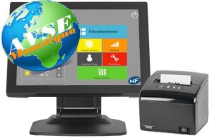 Caisse Tactile 15 Pouces + logiciel NF